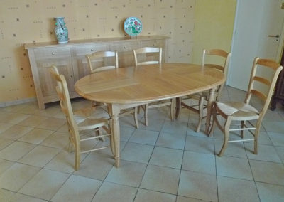 Ebeniste dans l'Eure 27 réalisation d'une table a manger